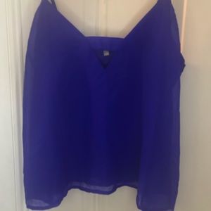 Blue tank top